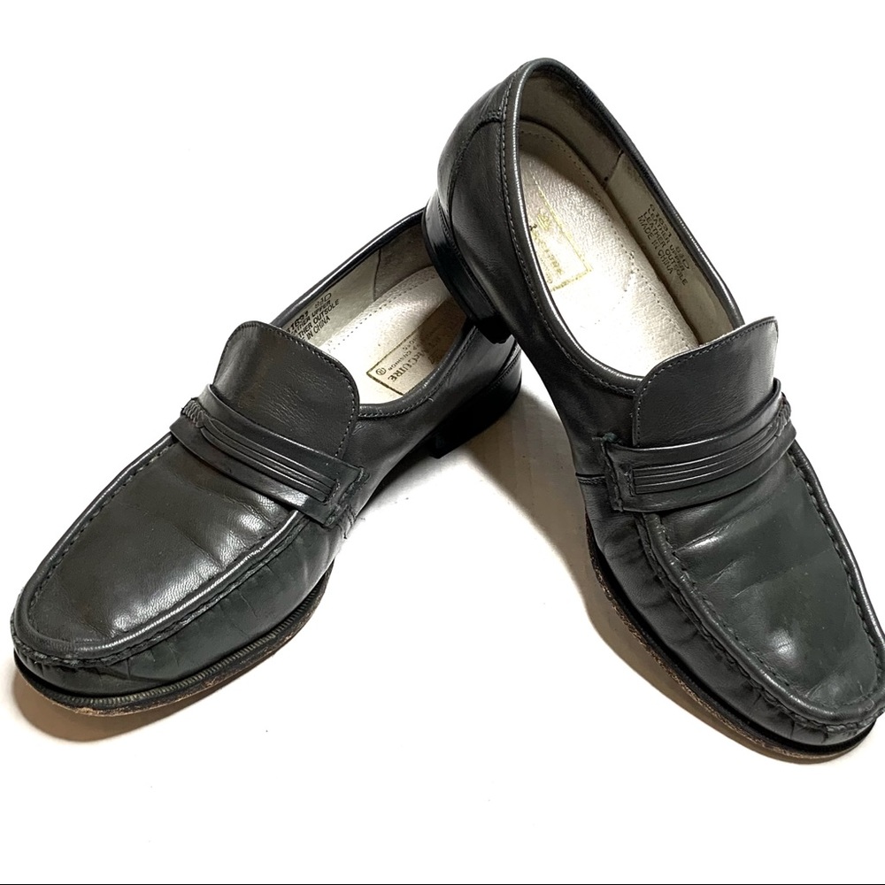 STUART MCGUIRE Leather Dress Loafers Shoes